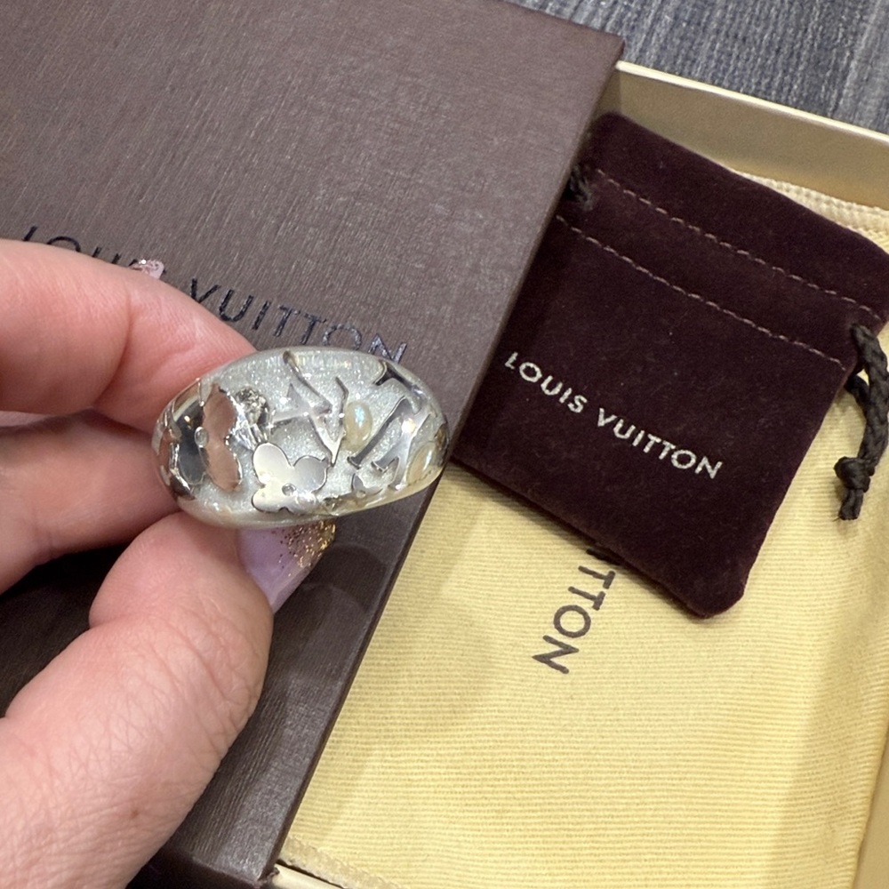 Louis Vuitton Translucent Ring With Black And Sil… - image 2